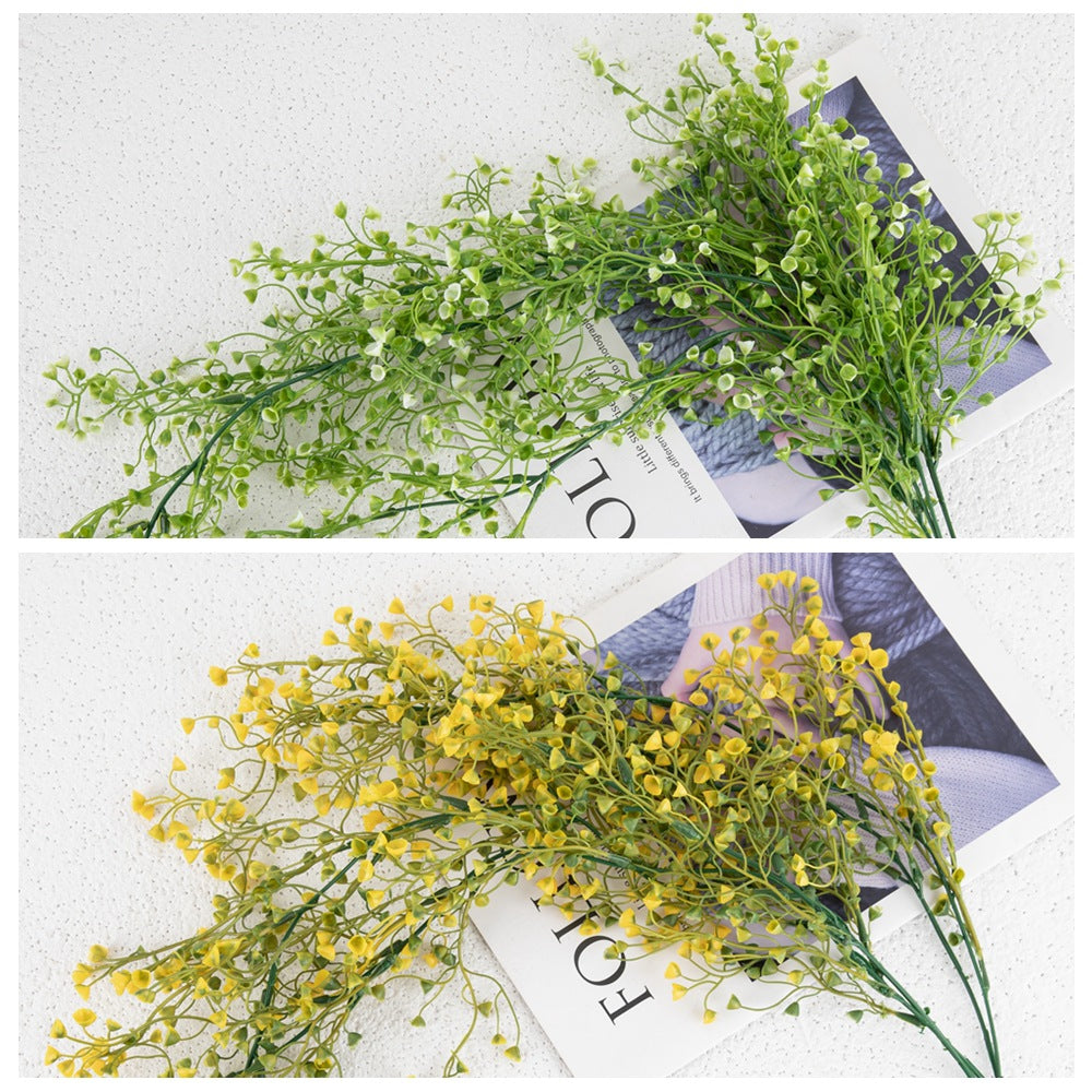 Realistic Preserved Flower and Clam Grass Home Decor - Perfect for Weddings and Special Events, Stunning Wall Plants, Faux Flora Bouquets - Model MW53456