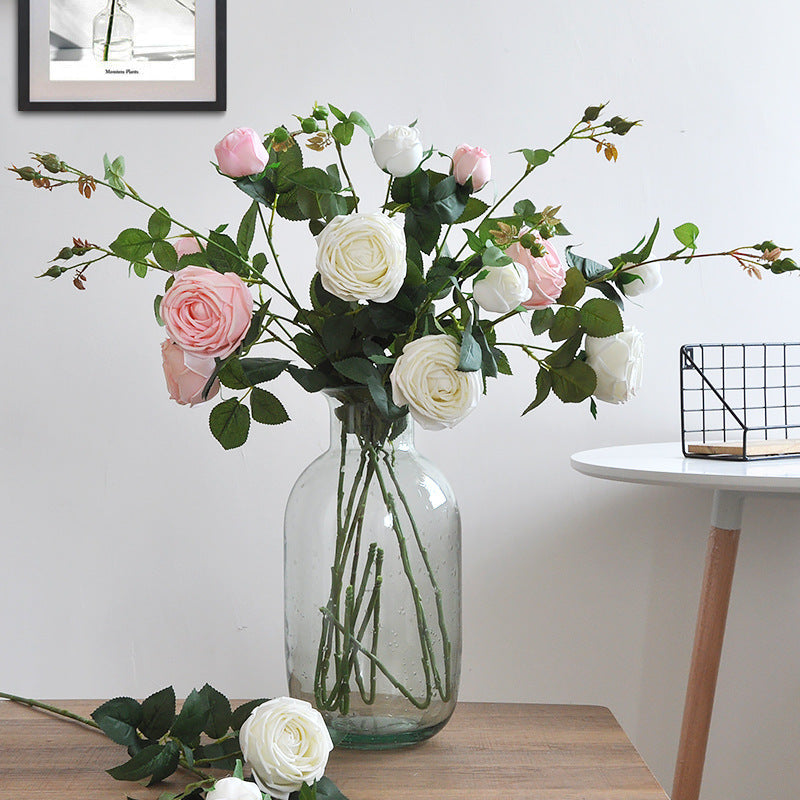 Lifelike Artificial Louis Rose Silk Flowers – Perfect for Weddings, Hotels & Home Décor | Soft Touch, Moisture-Proof, Ideal for Photography Props and Event Styling