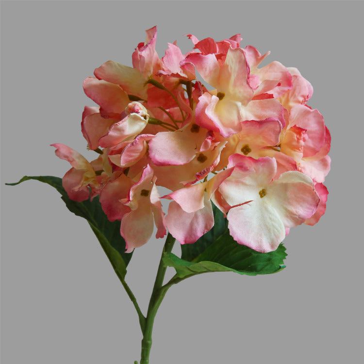 Lifelike Single Stem Large Hydrangea Flower - Perfect for Wedding Decor, Photography Props, Home Interior Styling, and Floral Arrangements