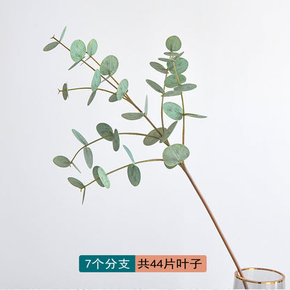 Realistic Faux Eucalyptus Plant for Home and Hotel Decor – Lush 7-Branch Eucalyptus Leaves for Fresh and Inviting Flower Arrangements