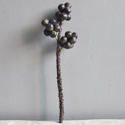 Elegant Nordic-Inspired Faux Fig Berries - Minimalist, Luxurious Decorative Arrangements for Home and Hotel Décor