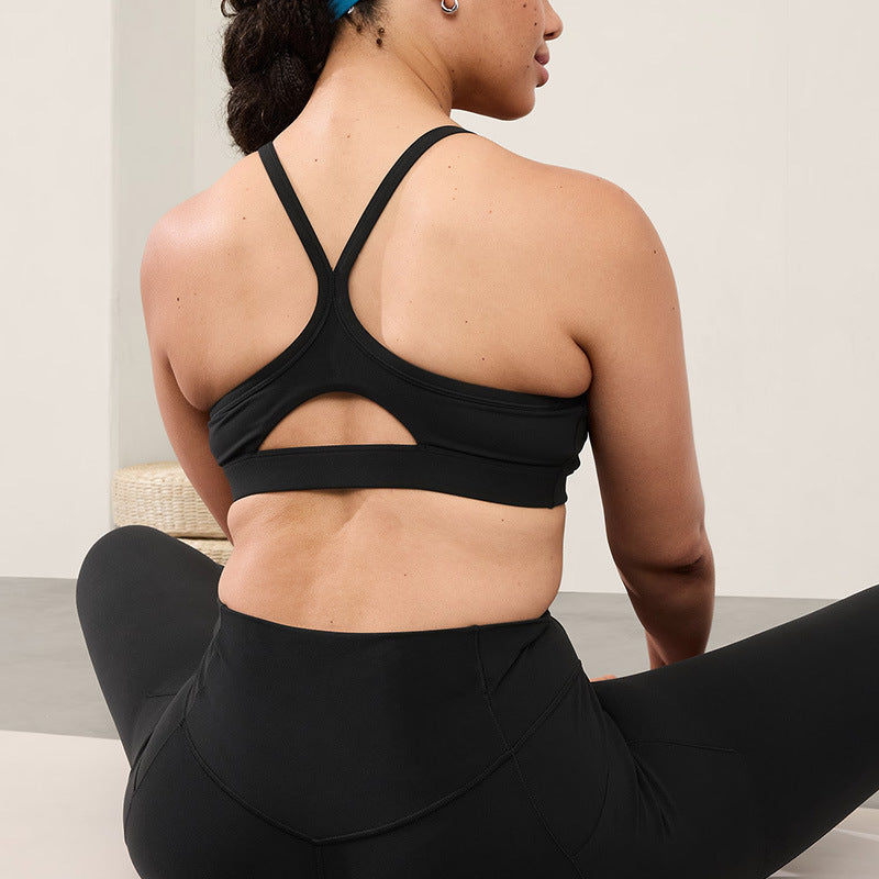 High Performance Back Support Yoga Bra with Breathable Quick Dry Fabric for High Intensity Workouts and Comfortable All Day Wear