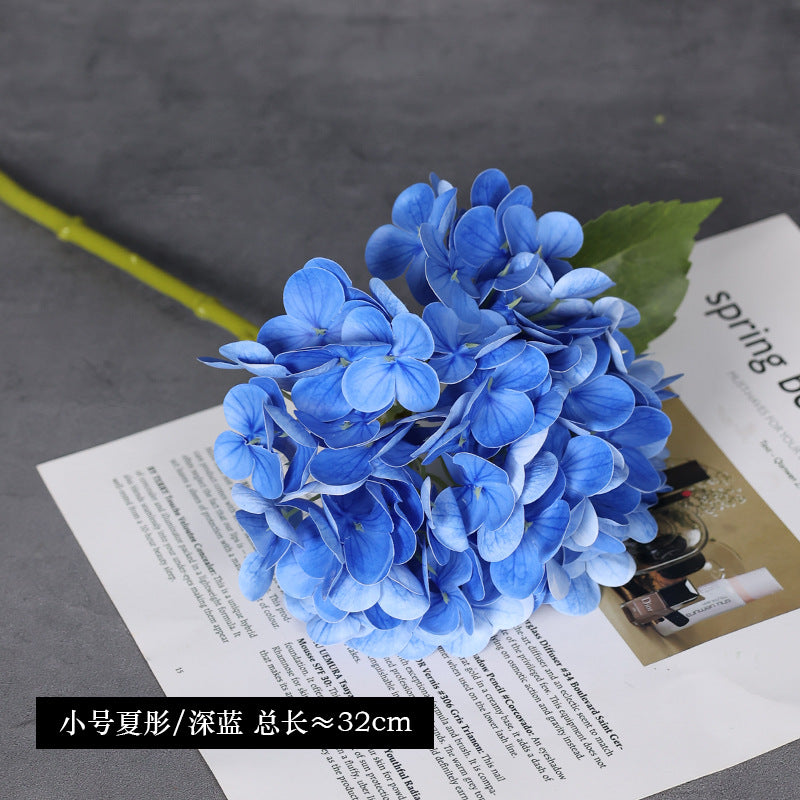 Elegant Faux Hydrangea Bouquet with High-Quality Petals – Perfect for Home Décor, Weddings, and Event Decorations