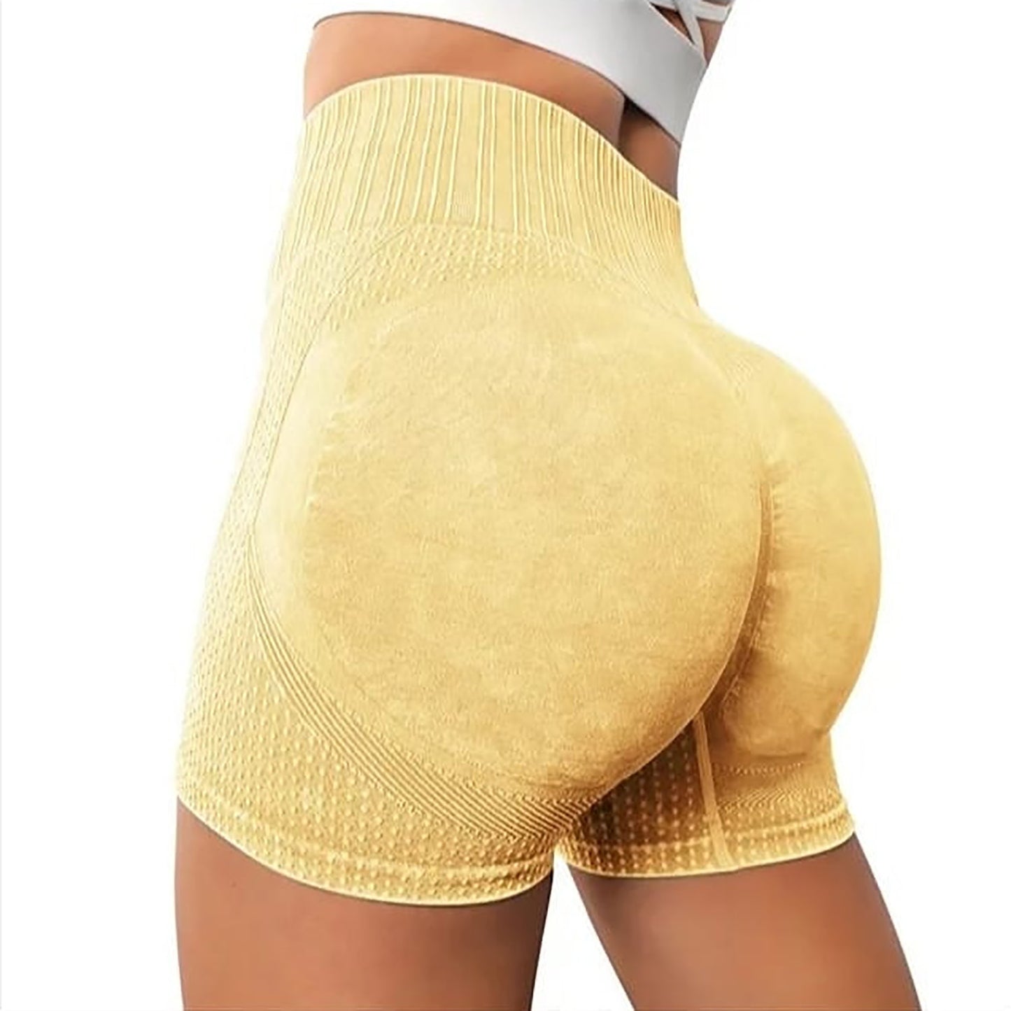 Seamless High Waist Peach Butt Yoga Shorts for Summer Quick Dry Water Washable for Outdoor Workouts and Running