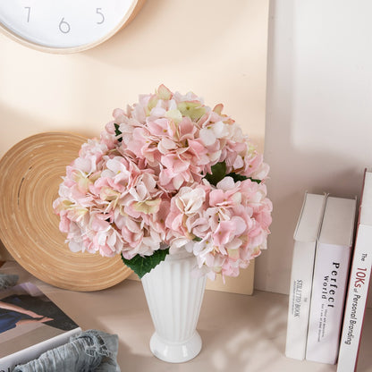 Elegant Single Stem Hydrangea Faux Flower Arrangement for Weddings - Stunning Rose Bouquet and Wall Decor - Perfect for Bridal Showers and Home Accents - Model MW52665